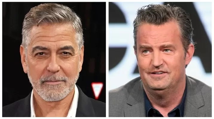 George Clooney reveló que Matthew Perry no fue feliz en sus años en ‘Friends’. Fuente: AFP George Clooney reveló que Matthew Perry no fue feliz en sus años en ‘Friends’. Fuente: AFP