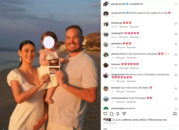 Seguidores felicitaron a George Forsyth y Sonia La Torre por la noticia