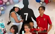 Georgina Rodríguez y la divertida fiesta que organizó para los mellizos de Cristiano Ronaldo - Noticias de cristiano-lionel-junior