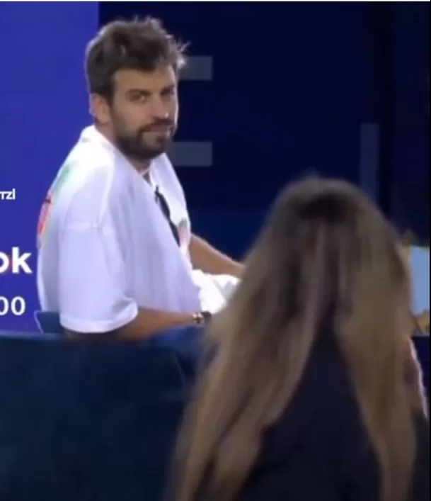 Imagen viral de Gerard Piqué observando a la streamer mexicana Samy Rivers/Foto: TikTok