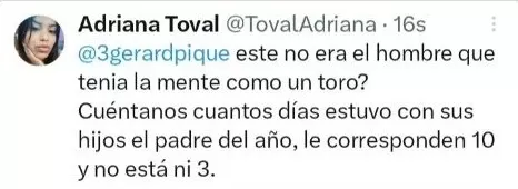 Periodista Adriana Toval hizo esta acusación contra Gerard Piqué y desató su ira/ Foto: X