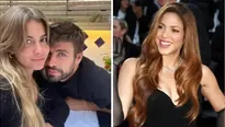 Gerard Piqué, Clara Chía y Shakira. Fotos: Instagram