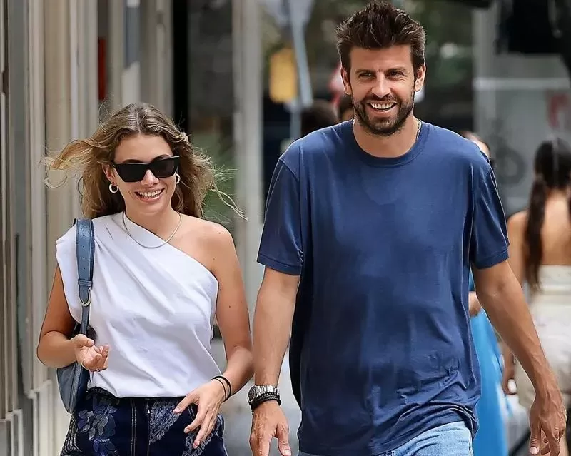 Gerard Piqué y Clara Chía. Foto: Instagram