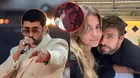Gerard Piqué y Clara Chía en concierto de Bad Bunny