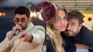 Gerard Piqué y Clara Chía en concierto de Bad Bunny