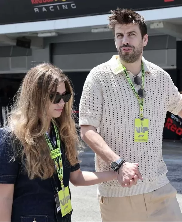 Gerard Piqué y Clara Chía caminaron tomados de la mano en el circuito de Fórmula 1 Montmeló en Barcelona/Foto: Instagram