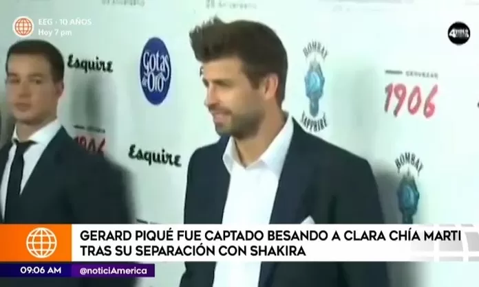 Gerard Piqué Y Clara Chía Martí Confirman Su Relación Con Romántico Beso En Público América 