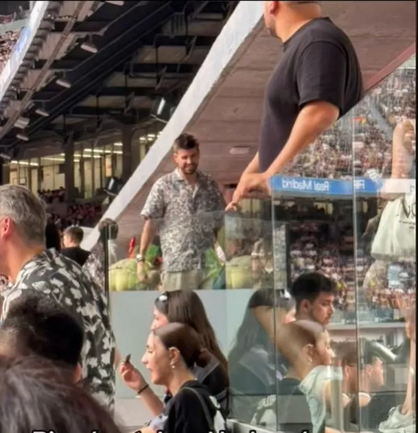 Gerard Piqué huyó despavorido al oír la 'Music session #53' en el Santiago Bernabeu/Foto: Instagram