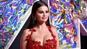 Selena Gomez se volvió viral por sus muecas en los MTV VMA 2023. Fuente: AFP