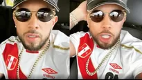 De La Ghetto promociona canción con camiseta de la Selección Peruana