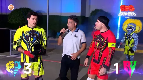 Gian Piero Díaz reclamó contra Patricio Parodi. Fuente: AméricaTV