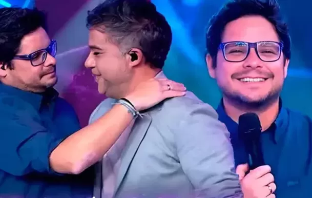 Así fue el reencuentro de Gian Piero Díaz y Renzo Schuller en 'Esto es Guerra' / América Tv Así fue el reencuentro de Gian Piero Díaz y Renzo Schuller en 'Esto es Guerra' / América Tv