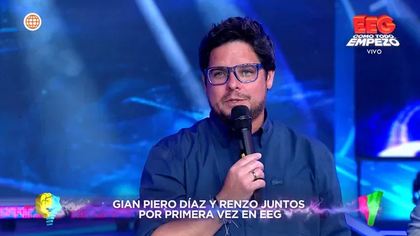 Gian Piero Díaz reveló por qué volvió a EEG junto a Renzo Schuller. Fuente: AméricaTV