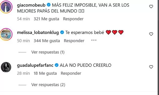 Reacciones de familiares y amigos de Gianella Marquina ante su embarazo / IG: @gianemarquina