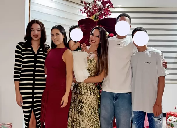 Los hermanos de Gianella Marquina por parte de su mamá Melissa Klug / IG: @gianemarquina