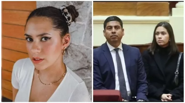 Gianella Marquina asiste por primera vez al Congreso y participa en sesión: “Junto a mi jefe” Gianella Marquina asiste por primera vez al Congreso y participa en sesión: “Junto a mi jefe”