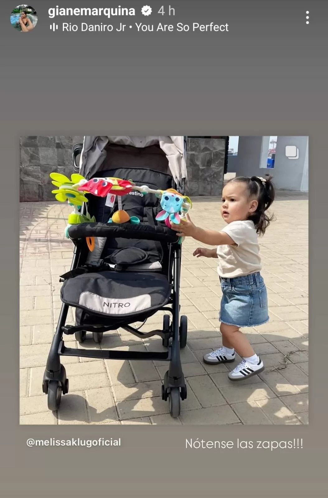 Gianella Marquina se emocionó con look de su hermana. Fuente: Instagram Gianella Marquina se emocionó con look de su hermana. Fuente: Instagram