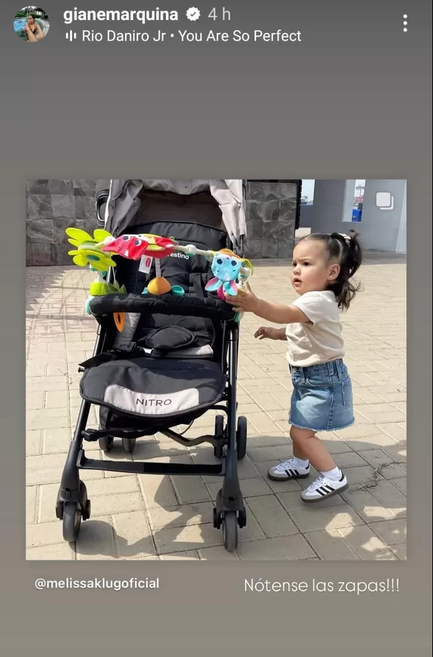 Gianella Marquina se emocionó con look de su hermana. Fuente: Instagram Gianella Marquina se emocionó con look de su hermana. Fuente: Instagram