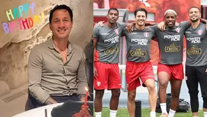 Jugadores de la Selección Peruana saludaron a Lapadula por su cumpleaños.