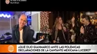 Gianmarco le responde a Lucero por calificar de “malísima” su canción