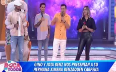 Gino Pesaressi genera los celos de Jota Benz y Gino Assereto por “coqueteo” con su hermana - Noticias de Jota Benz