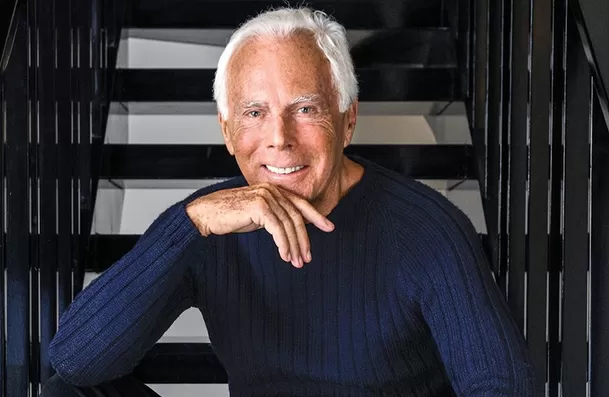 Giorgio Armani murió a los 91 años en Milán / AFP