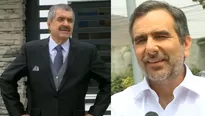 Giovanni Ciccia contento de reencontrarse con Marcelo Oxenford. Foto y video: Más Espectáculos 