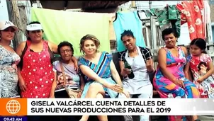 Gisela Valcárcel se mostró entusiasmada con esta nueva incursión (Foto: Captura AméricA TV)