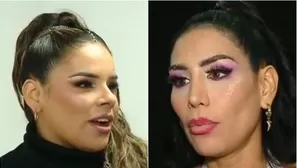 Giuliana Rengifo y Leysi Suárez se dijeron de todo detrás de cámaras de El Gran Show