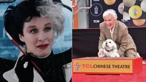 Glenn Close deja sus huellas junto a su perro Pip en Hollywood/ Foto: Instagram