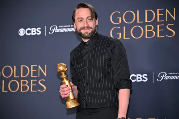 Golden Globe para Kieran Culkin en la categoría de Mejor actor de reparto por 'A Real Pain' / AFP