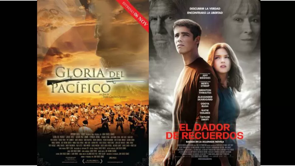 ‘Gloria del Pacífico’ y ‘El Dador de recuerdos’ entre los estrenos