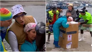 Olinda lloró y se desmayó al ver enorme lavadora que los Gonzales recogieron en Ancón. Fuente: AméricaTV