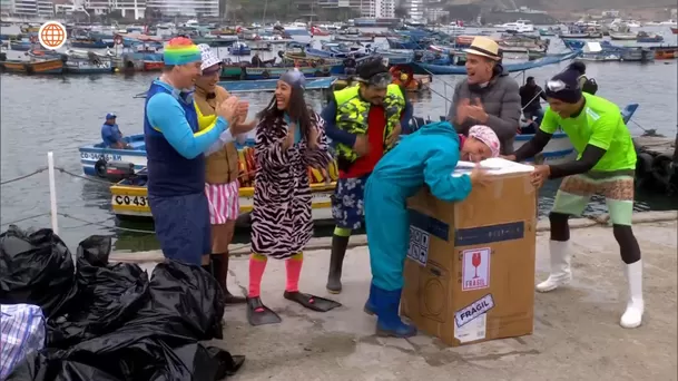 Olinda lloró y se desmayó al ver enorme lavadora que los Gonzales recogieron en Ancón. Fuente: AméricaTV