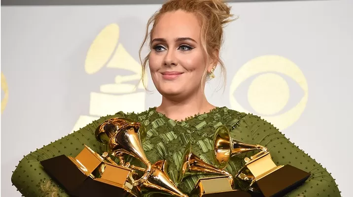 Adele arrasó en los premios Grammy 2017 / AFP Adele arrasó en los premios Grammy 2017 / AFP