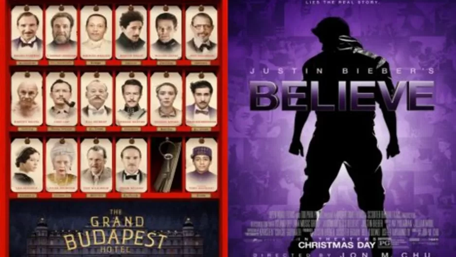 ‘El Gran Hotel de Budapest’ y ‘Believe’ de Justin Bieber entre los estrenos de hoy