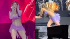 Greeicy sufrió un calambre en pleno concierto y alarmó a todos