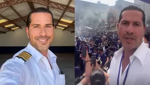 Gregorio Pernía sorprende en procesión del Señor de los Milagros/ Video y Foto:IG:@gregoriopernia