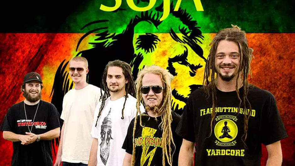 La banda de reggae Soja llegará al Perú el 6 de mayo. Foto: cienradios