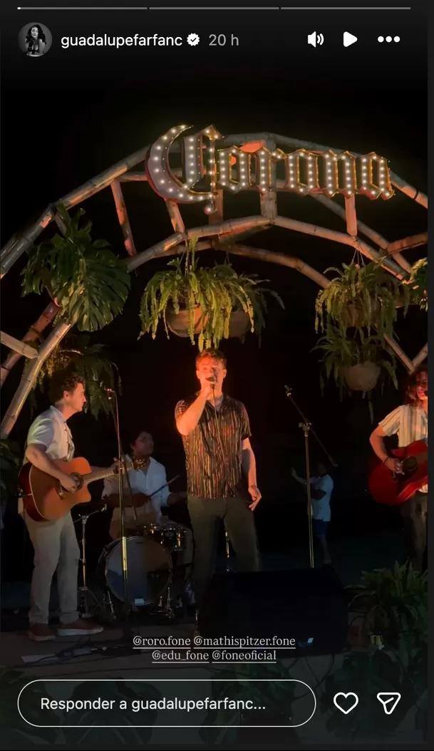 Guadalupe Farfán y Mathías Spitzer siguen dando de qué hablar tras verse juntos en un concierto 