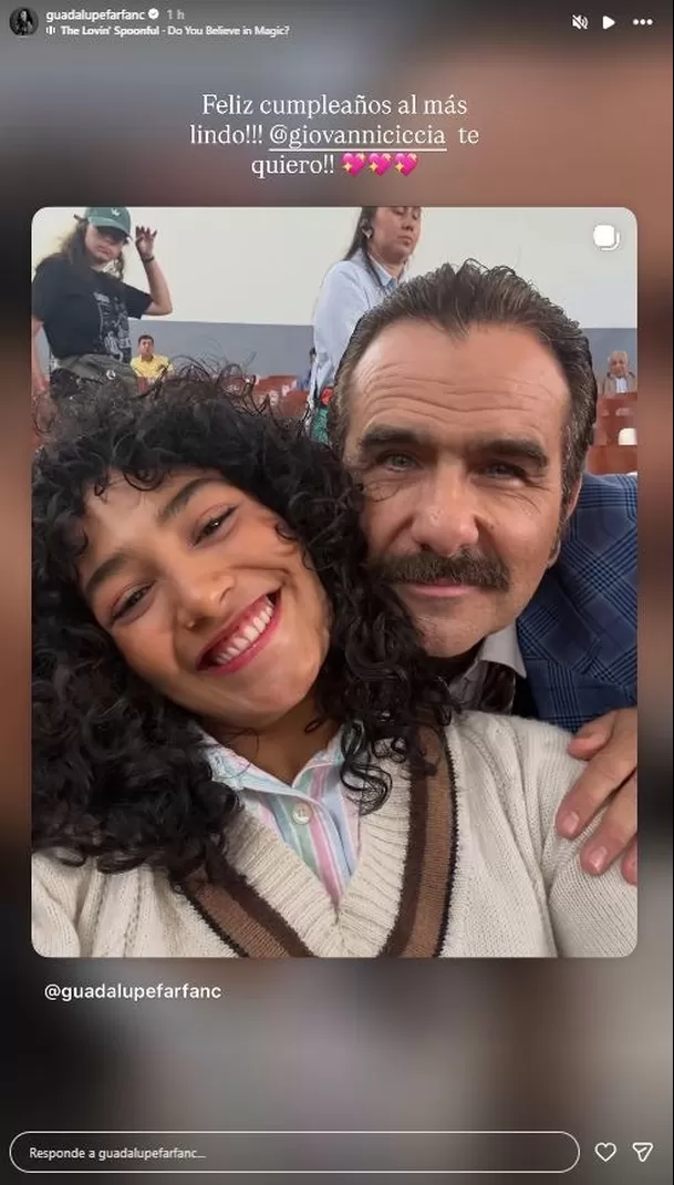 Guadalupe Farfán y Giovanni Ciccia protagonizan reencuentro / IG: guadalupefarfanc Guadalupe Farfán y Giovanni Ciccia protagonizan reencuentro / IG: guadalupefarfanc