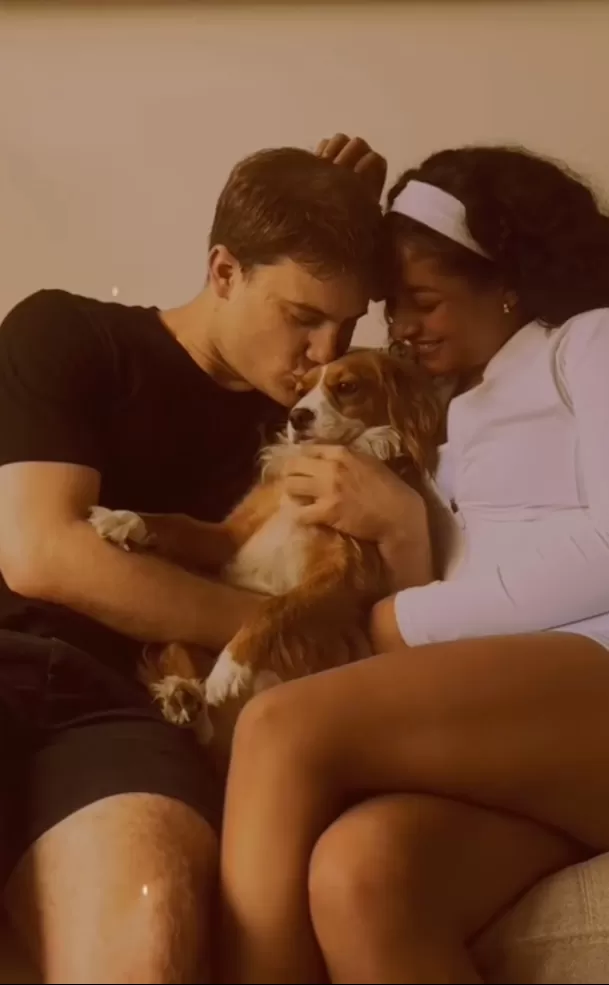 Mathías Spitzer y Guadalupe Farfán. Foto: TikTok