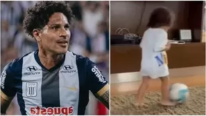 Guerrero se emocionó al ver a su último hijo siguiendo sus pasos como futbolista. Fuente: Instagram