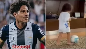 Guerrero se emocionó al ver a su último hijo siguiendo sus pasos como futbolista. Fuente: Instagram