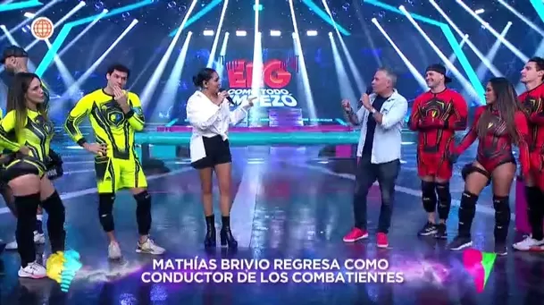 Mathías Brivio regresó a EEG como conductor de los combatiente y decepcionó a los guerreros / AméricaTV