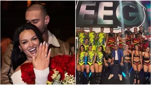 Así reaccionaron los guerreros y combatietes al compromiso de Angie y Jota / Instagram