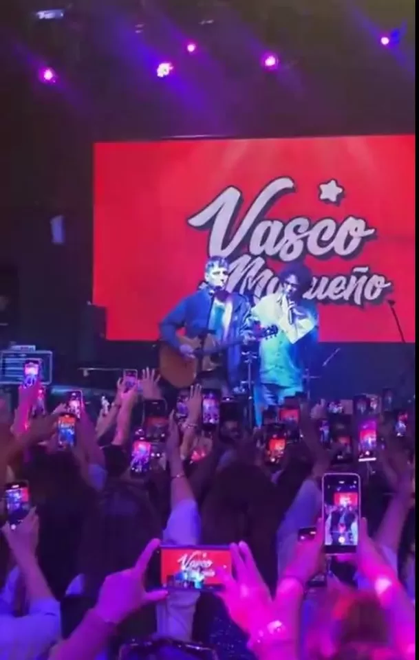 Guillermo Dávila y Vasco Madueño cantaron juntos por primera vez/Foto: TikTok