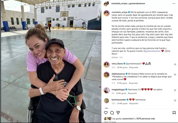 Gustavo Bueno seguirá en 'Al Fondo Hay Sitio', informó su sobrina / Instagram
