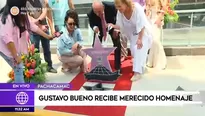 Gustavo Bueno recibió homenaje en las instalaciones de América Pachacamac por sus 60 años de trayectoria