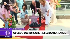 Gustavo Bueno recibió homenaje en las instalaciones de América Pachacamac por sus 60 años de trayectoria